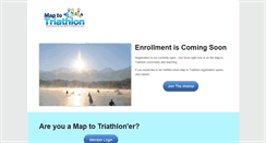 Desktop Screenshot of maptotriathlon.com