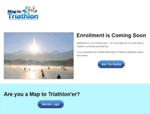 Tablet Screenshot of maptotriathlon.com